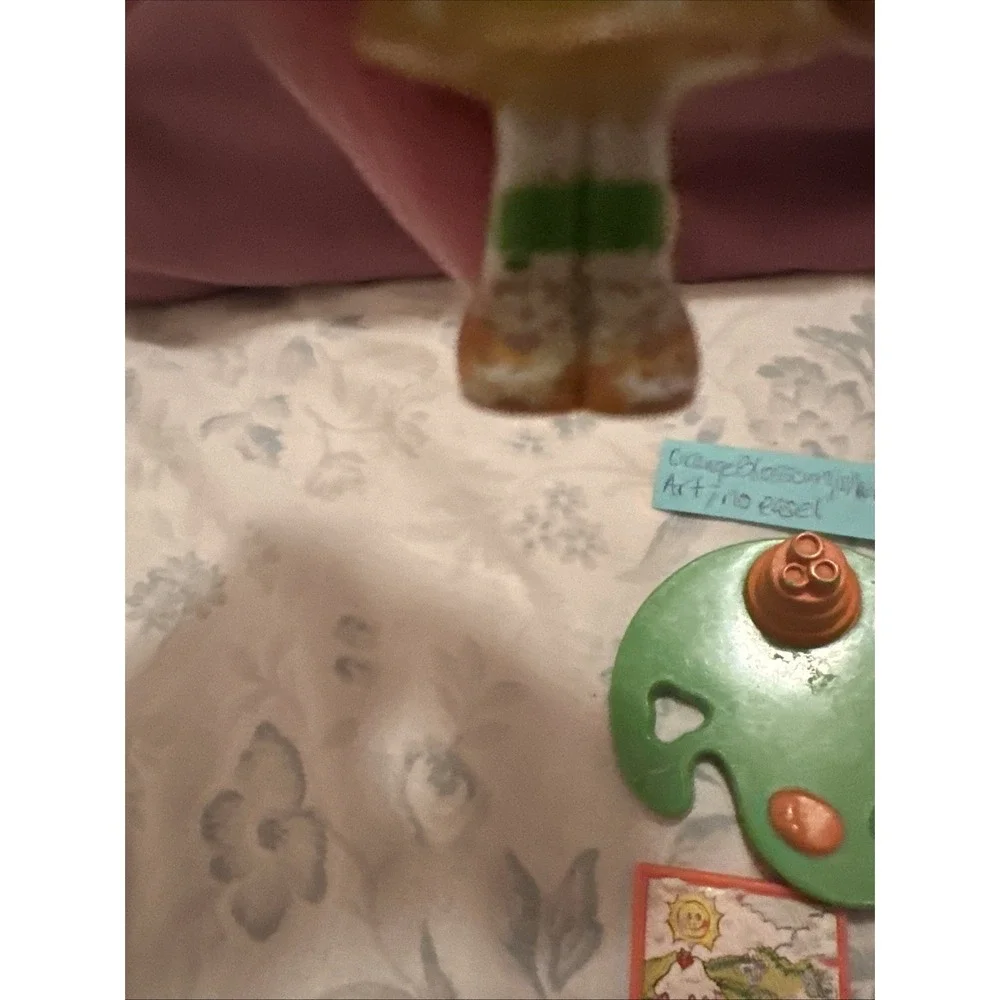 Vintage 1980's Strawberry Shortcake ORANGE BLOSSOM & Marmalade 2 In Set With Art